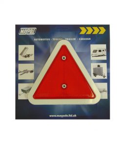 MP18 White Edged Triangle Reflector Display Packed